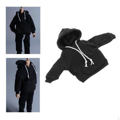 Oblečení pro panenku muže 1/12 Set teplákové soupravy pro akční figurky 6 palců