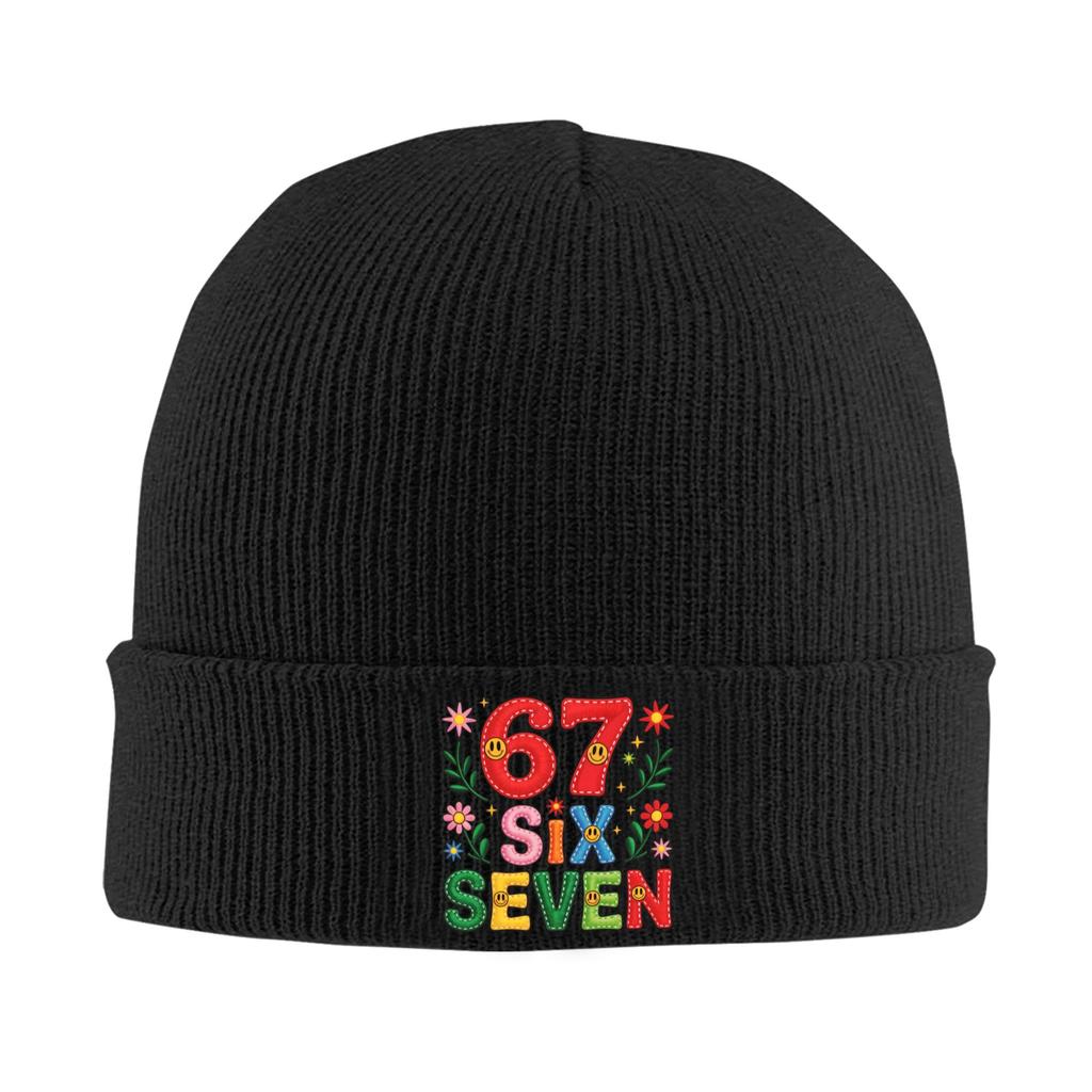 Jesus Says 67 Meme Skullies Beanies Caps Streetwear Winter Warm WoUnisex Unisex Knitted Hats Adult Unisex  Bonnet Hat