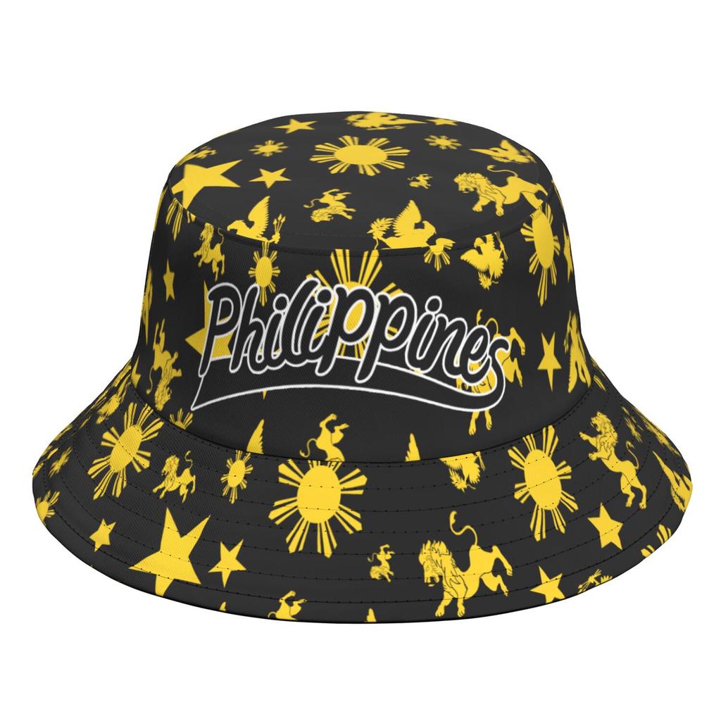 Philippines Free Custom Name Number Phl Bucket Cap Nation Flag Ph Republic Pilipinas Filipino Print Photo Fisherman Hat