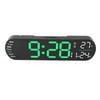 Digital Wall Clock with Remote Control Big LED Screen Display Adjustable 8 Color Lights Digital