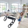 Upgrades 360 Rotating Spring with Carabiners Shock Absorption for Hammock Chair