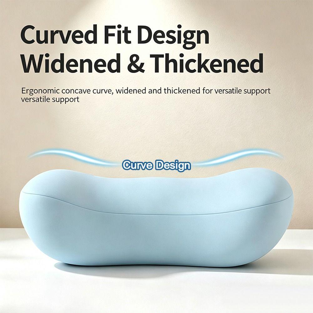 Ergonomic Shape Neck Pillow Memory Foam Memory Foam Pillow Head Rest Spine Pillow  Back Sleepers