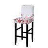Stretch Bar Stool Covers Stretch Bar Stool Chair Covers, Counter Height Chairs Covers for Kitchen Dining Room Cafe Furniture