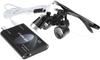 Kurtvenid Binocular Magnifier with 1W Spotlight and LED Portable for Laboratory and Easy Storage 3.5x Lamp, Use, Appraisal, Lighting, (Black)