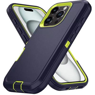 Stoßfeste Defender-Telefonhülle für iPhone 11 12 13 14 15 16 Pro Max X XS XR XSMAX 7 8 Plus SE2 SE4 Harte PC+TPU-Rückseite