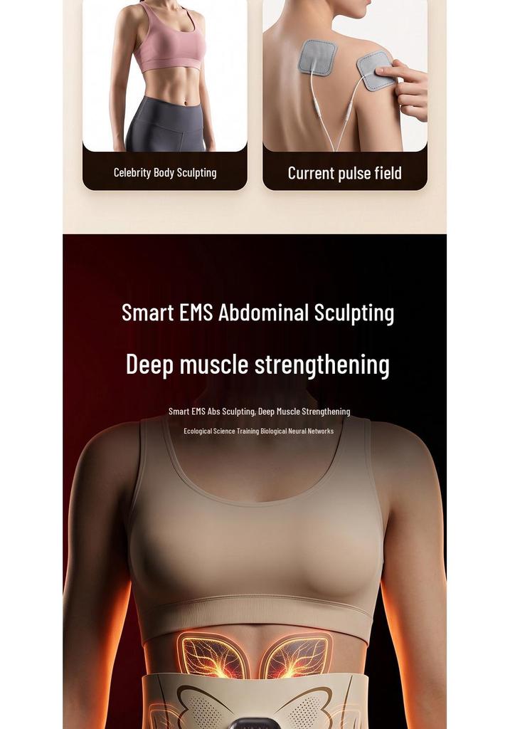 Smart Meisu EMS Body Sculpting Belt – Fitness, Massage, & Fat Burning Device