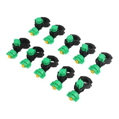Agricultural Spray Nozzles 10-Pack, Compatible With For Tractor Sprayers, 21-22mm Pipe Clamp, Precision 9.8mm, Fine Mist Output