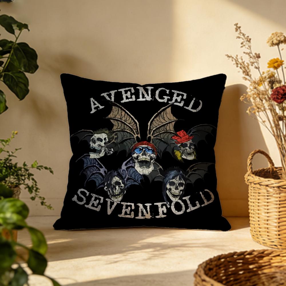 

Fashion AAvenged Sevenfolded Cushion Cover Versatile DoubleSided Pillow Case Fit for Sofa Bed Car Daily Decor 30X30cm