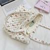 Carto Print Women Quilted Shoulder Bags Cute Floral Large Capacity Ladies Shopper Bags Portable Female Clutch Purse Handbags
