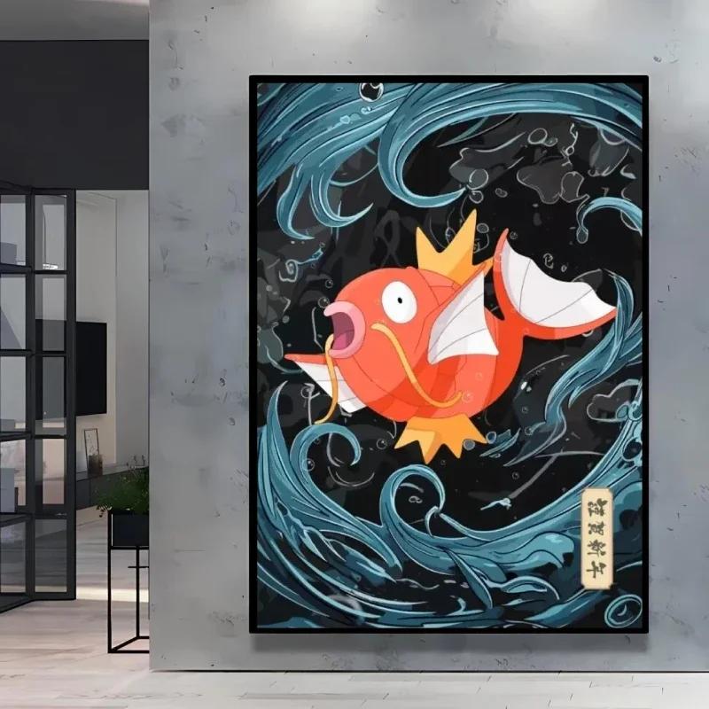 Classic Anime Pokemon Squirtle Latios Poster Hd Canvas Prints Cartoon Character Home Living Room Wall Decorative Holiday Gift