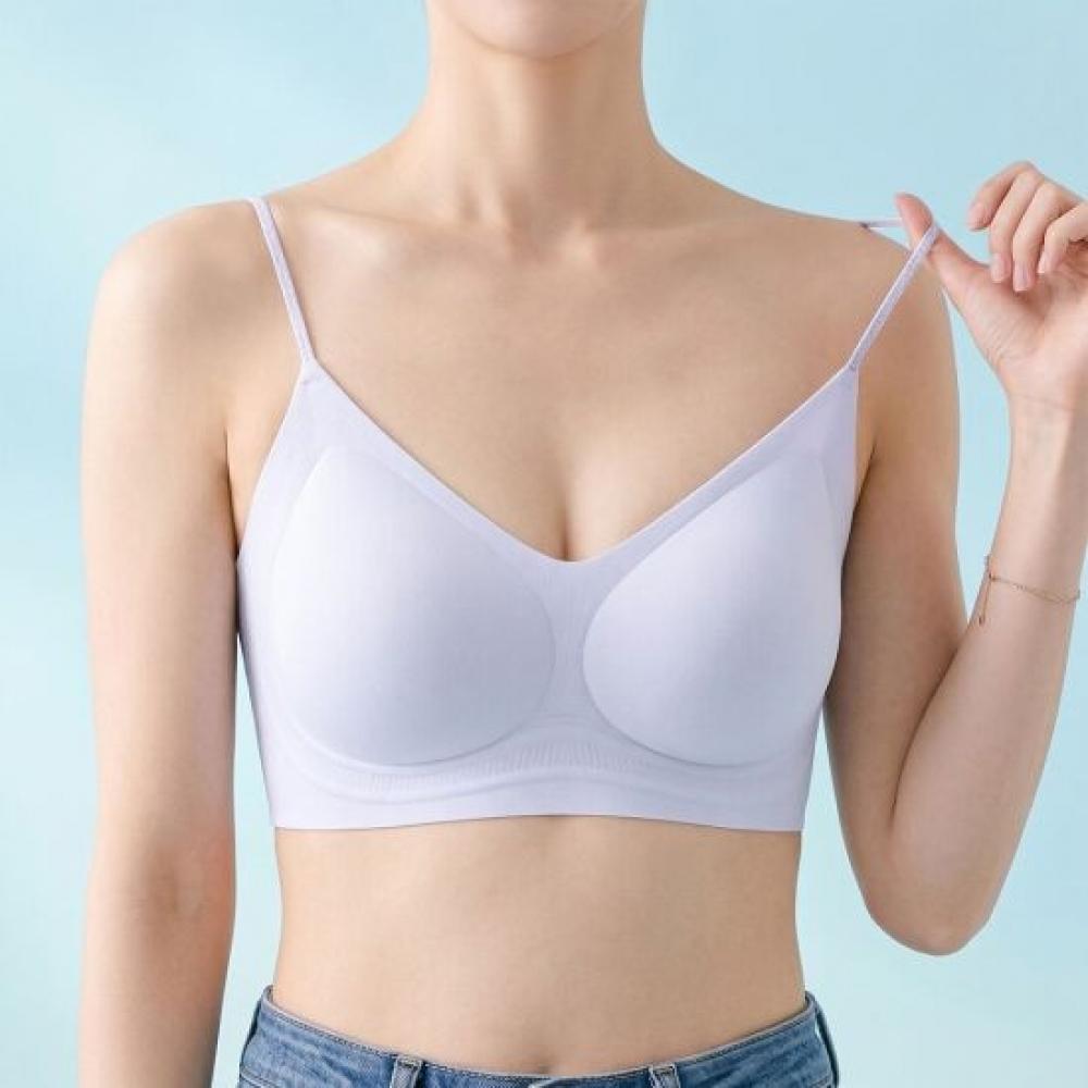 Navava Women S Cooling Thin Breathable SeamleSS Wirefree Bra 2 Set