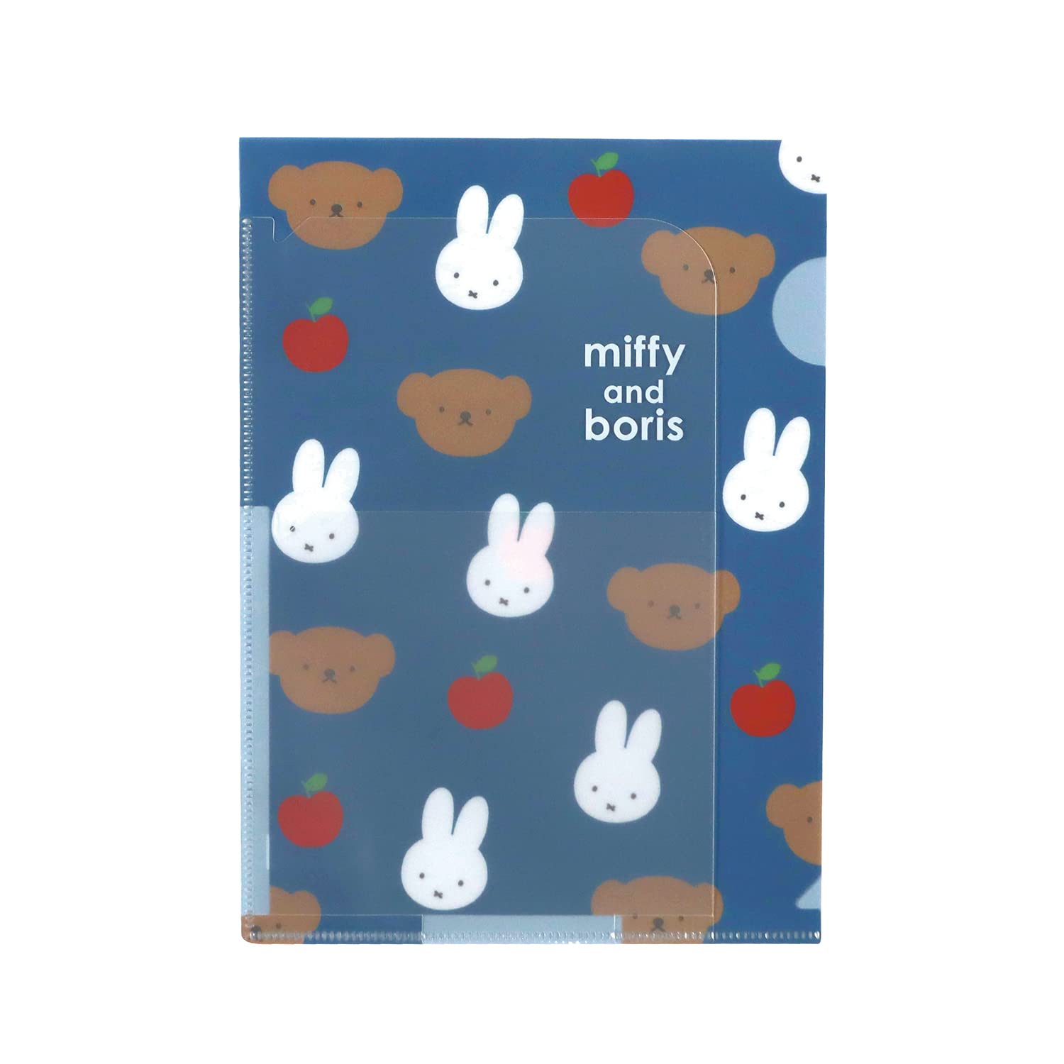 

Kutsuwa Miffy Clear Miffy A5 Set of Folder, & Boris, 3-Pocket, Size, Full, 10, MF728B-10P