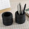 Portabolígrafos de Neumático Creativo Forma de Neumático Gran Capacidad Organizador de Escritorio para Bolígrafos Tijeras Clips de Papel Base Estable Antideslizante Decoración de Oficina
