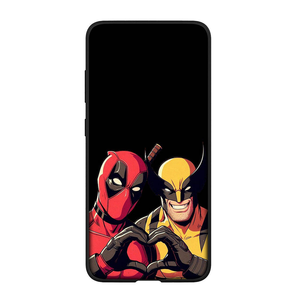 Phone Case for Samsung Galaxy S25 S23 S22 S24 Ultra FE A05 A06 A15 A16 A36 A37 A35 A54 A55 A56 A57 A25 A26 A53 Marvel Deadpool Comics Wolverine Cover