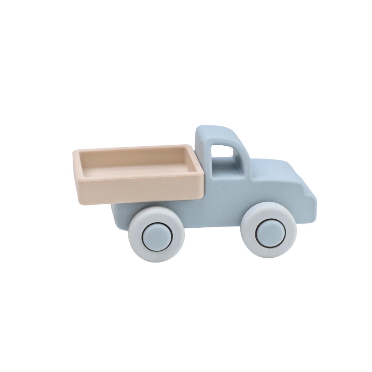 

Cartoon Fun Silicone Push-and-Pull Drop-Resistant Toddler Toy Car/Airplane