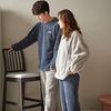 Matching Pajamas for Men and Long Couples Pajama Perfect for Perfect as a Gift for or Christmas D.IIZOO Women, Sleeve, Fall/Winter Set, Couples,