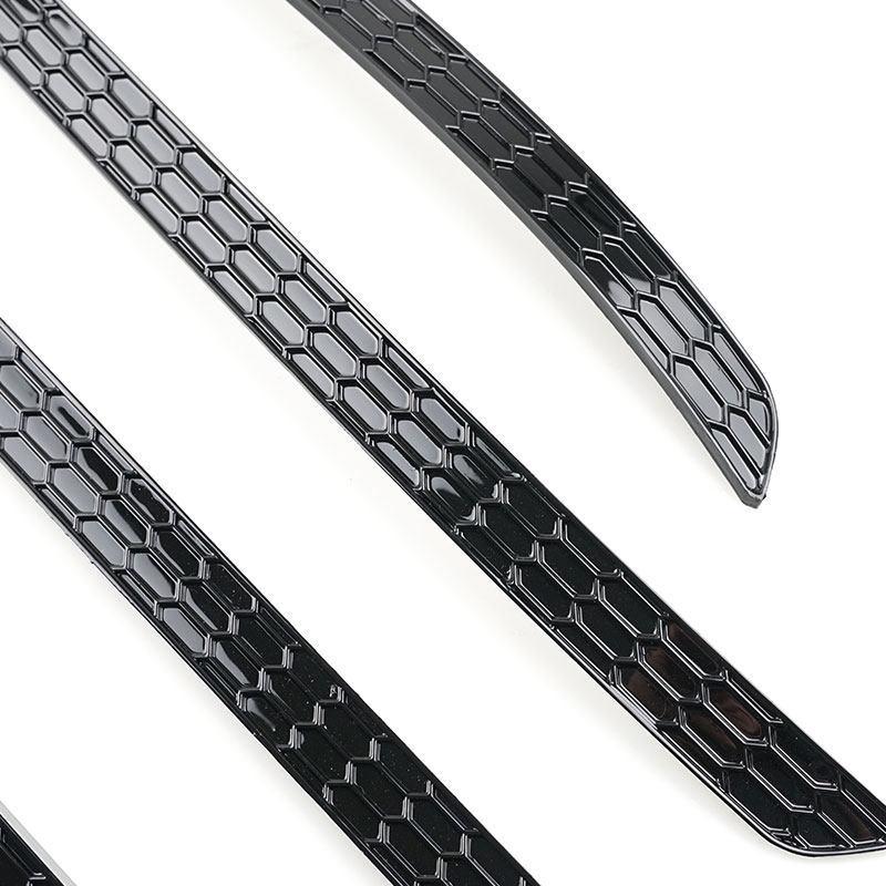 Black Car Accessories For VW Tiguan R-Line 2017 2018 2019 2020 2021 2022 2023 Exterior Rear Bumper Fog Light Lamp Cover Trim