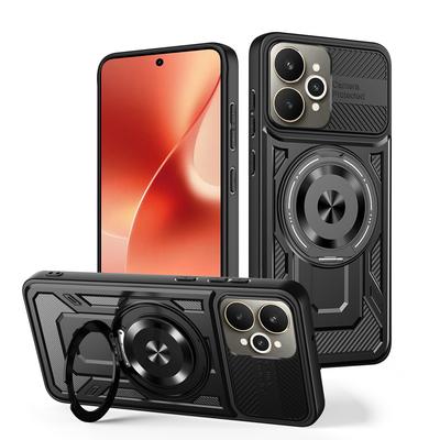 For Realme 15 Case Realme 15 Pro Phone Cover Realme 15 15 Pro Magnetic Shockproof Ring Holder Case Magsafe Wireless Charge Cover