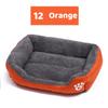 Square Comfortable Double Sided Available Large Pet Dog Sofa Bed  19 Colors Picture Memory Foam Pet Bed Solid Stocked