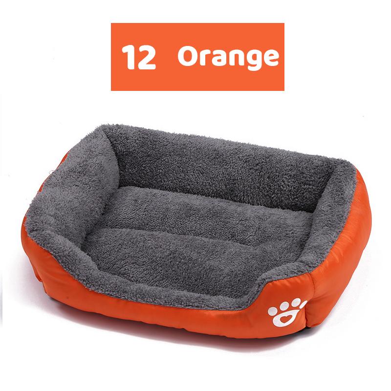 Square Comfortable Double Sided Available Large Pet Dog Sofa Bed 19 Colors Picture Memory Foam Pet Bed Solid Stocked