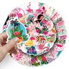 100 Flamingo Doodle Personalisierte Cartoon Tier Dekorative Roller Motorrad Fahrrad Auto Aufkleber