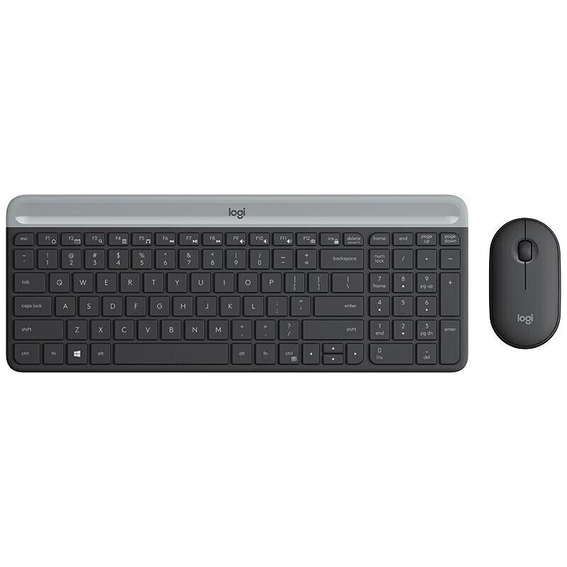 Logitech MK470 Ultra-Thin Full-Size Wireless Keyboard and Mouse Combo