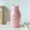 Ins High-value Female Straw Thermos Cup Student Stainless Steel Simple Niche Non-collision Cartoon Portable Thermos Cup
