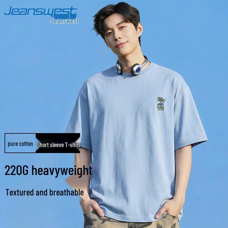 

Jeanswest Men s 2026 Spring Short Sleeve Crew Neck T-Shirt 2XL