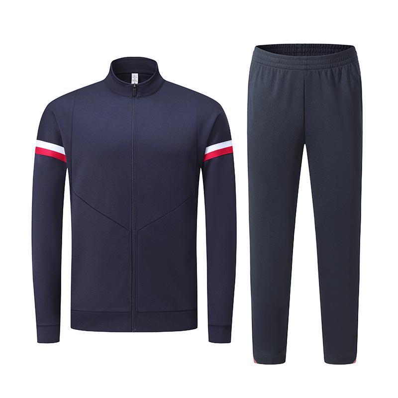 Unisex Autumn/Winter Sportswear Set: Comfortable, Warm Long-Sleeve for Outdoor Runs & Group Activities, Customizable Design.