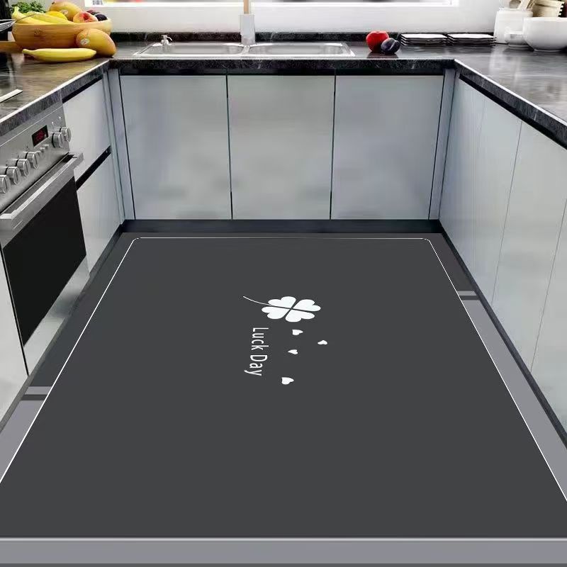 2027 diatomium mud kitchen floor mat non-slip absorbent mat door door soiled foot mat Household washable wipes full carpet