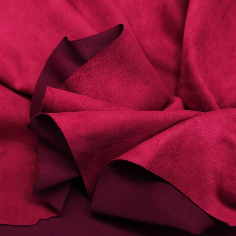 High-grade Brushed Suede Fabric By The Meter for Clothes Coats Jackets Sewing Winter Micro Elastic Plain Soft Cloth Smooth Drape