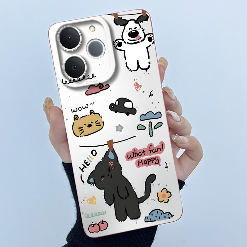 Casing For Realme Note 70 70T Phone Case Quality Soft Silicone Panda Sweet Girls Back Cover For Realme Narzo 80 Lite 4G Bumper