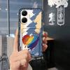 Dirt-resistant Silicone Phone Case For Redmi Turbo4 Pro Graffiti Shockproof Full Wrap Anti-knock Protective Anti-dust