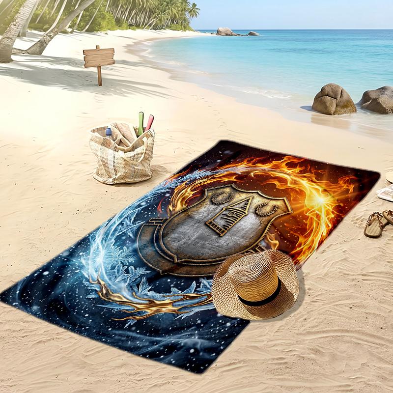 Everton Football Print Beach Towel, Large Soft Quick Dry Towel for Beach Camping Swimming