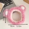 Disney Strawberry Bear Plush Hairband Women's Winter Face Wash Anti-Slip Headband Used for Applying Mask Special Headband Hairpin Headgear