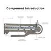 Manual Wire Bender Machine 16.4mm Steel Tool For Electrical Box Breadboard Home Control Panel Wiring Hand Tools