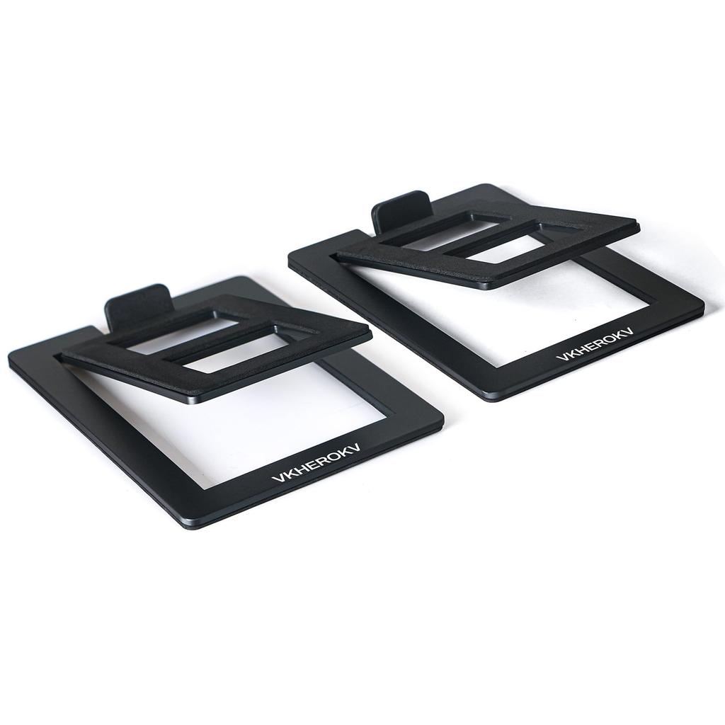 KK Cable Desktop Speaker PC Desktop Speaker Stands x 4cm C-01 Stands, Speaker/Small (Pair) Length 15.5cm Width 11.5cm Height C-01 (Black)