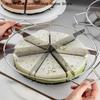 Stainless Steel Cake Cutter Slicer Pastry Portion Marker Pizza Pie Divider Even 4-10 Slices Cake Portioner Baking Tools Kitchen