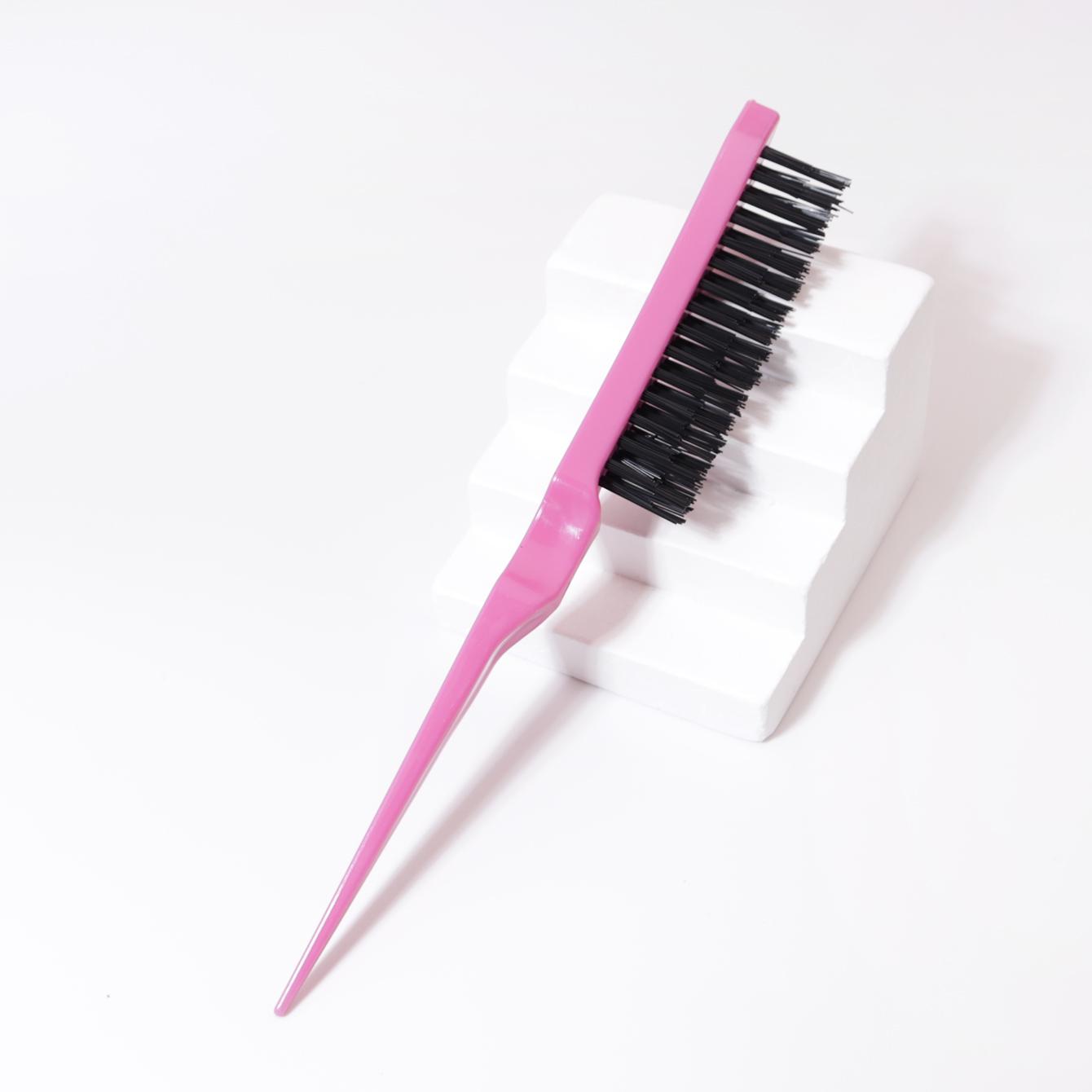

1Pc Rat Tail Brush,for Back Combing, Root Volumizing, and Scalp Massage,Hair Styling Tool,Special for real hair wigs