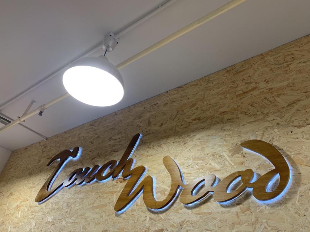 Custom Solid Wood Sign: Chinese Style Carved Logo Plaque