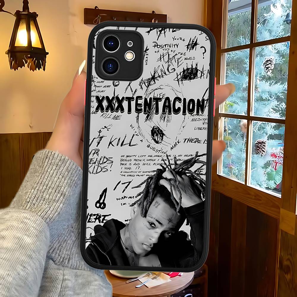 

Rapper X-XXXTentacionS Phone Case For IPhone 16e 16 15 14 13 12 11 Pro Max X XS Max Plus Matte Clear iphone 14 plus