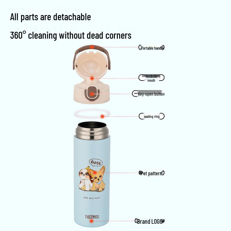 Thermos Daiqiu Tan Jianci Edition 316L Insulated Bottle