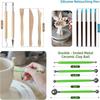 19/25/29Pcs Soft Clay Clay Sculpting Tools Kit DIY Art Pottery Tools  for Beginners
