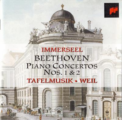 CD BEETHOVEN, IMMERSEEL, WEIL; TAFELMU - Piano Concertos 1 & 2 SK68250 Sony Classical 1996 Europe Classical Used