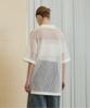 JUCYJUDY Loose Fit Mesh Collared Knit Jzkt324B