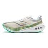 New LiNing Feidian 3 Challenger Slip Resistant Breathable Rebound Low Top Running Shoes Women's White Yellow Green ARMT038-17