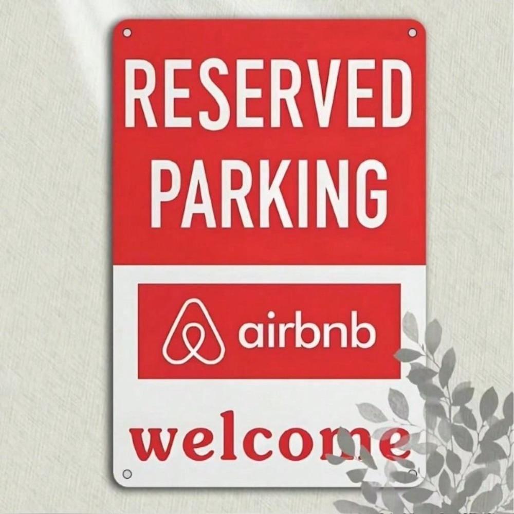 Metal Poster Vintage Parking Sign Wall Decor