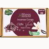 Bless International Coffee and Vanilla 100%-Natural-Incense-Cones Handmade-Hand-Dipped Organic-Chemicals-Free for-Purification-Relaxation-Positivity