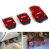 Universal Aluminum Automatic/Manual Transmission Car Pedal Cover Set Kit Anti Skid Pedal Brake Clutch Accelerator Pedals Covers