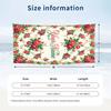 Floral Theme Beach Towel Personalized Custom Name & Text Soft Quick Dry Beach Towel for Swimming Travel